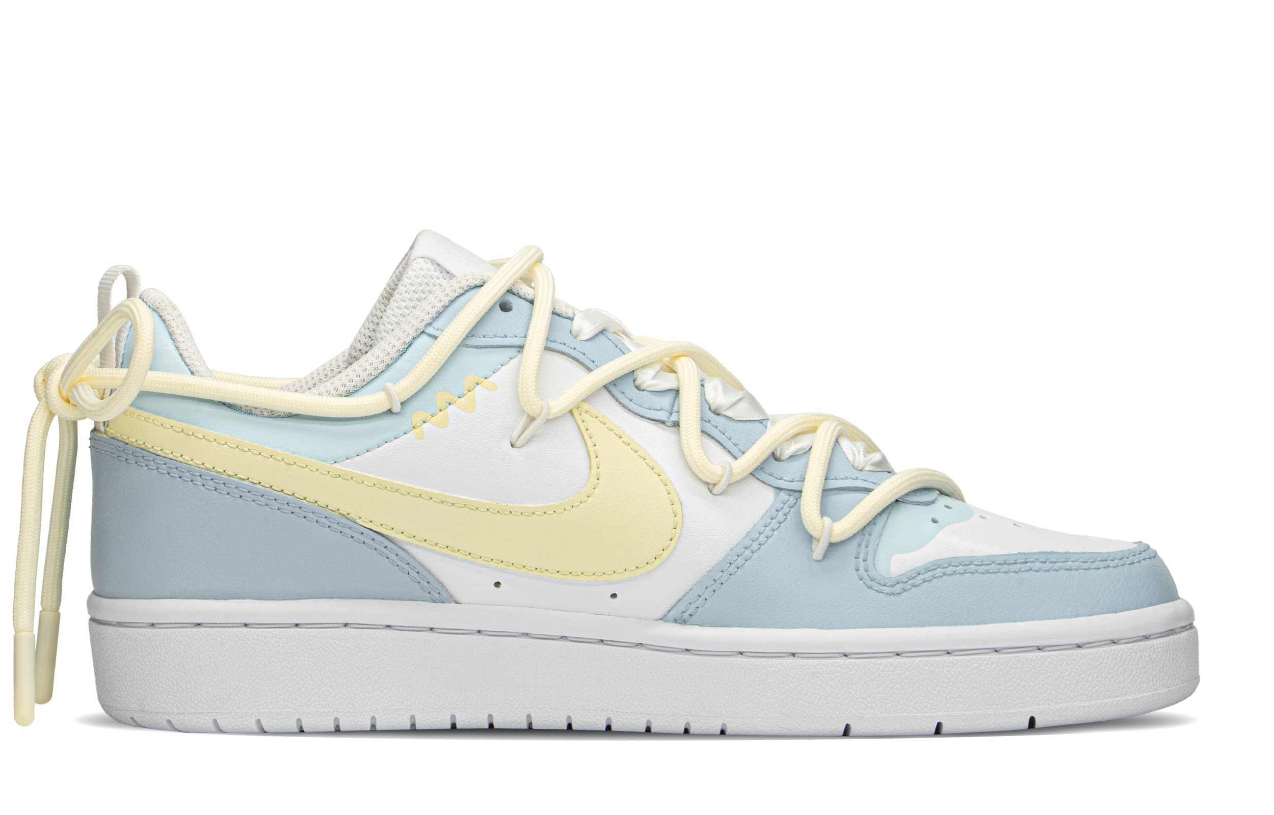 Order ナイキ コートボローLow「サマーボックス 青黄」 BQ5448-100(TeamA-小怪物S-BOX)