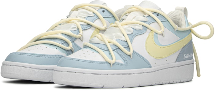 【訂製球鞋】 Nike Court Borough FZBB 夏日禮盒 夏日 小怪獸 低筒 板鞋 GS 藍黃 Lookbook 【訂製球鞋】 Nike Court Borough FZBB 夏日禮盒 夏日 小怪獸 低筒 板鞋 GS 藍黃