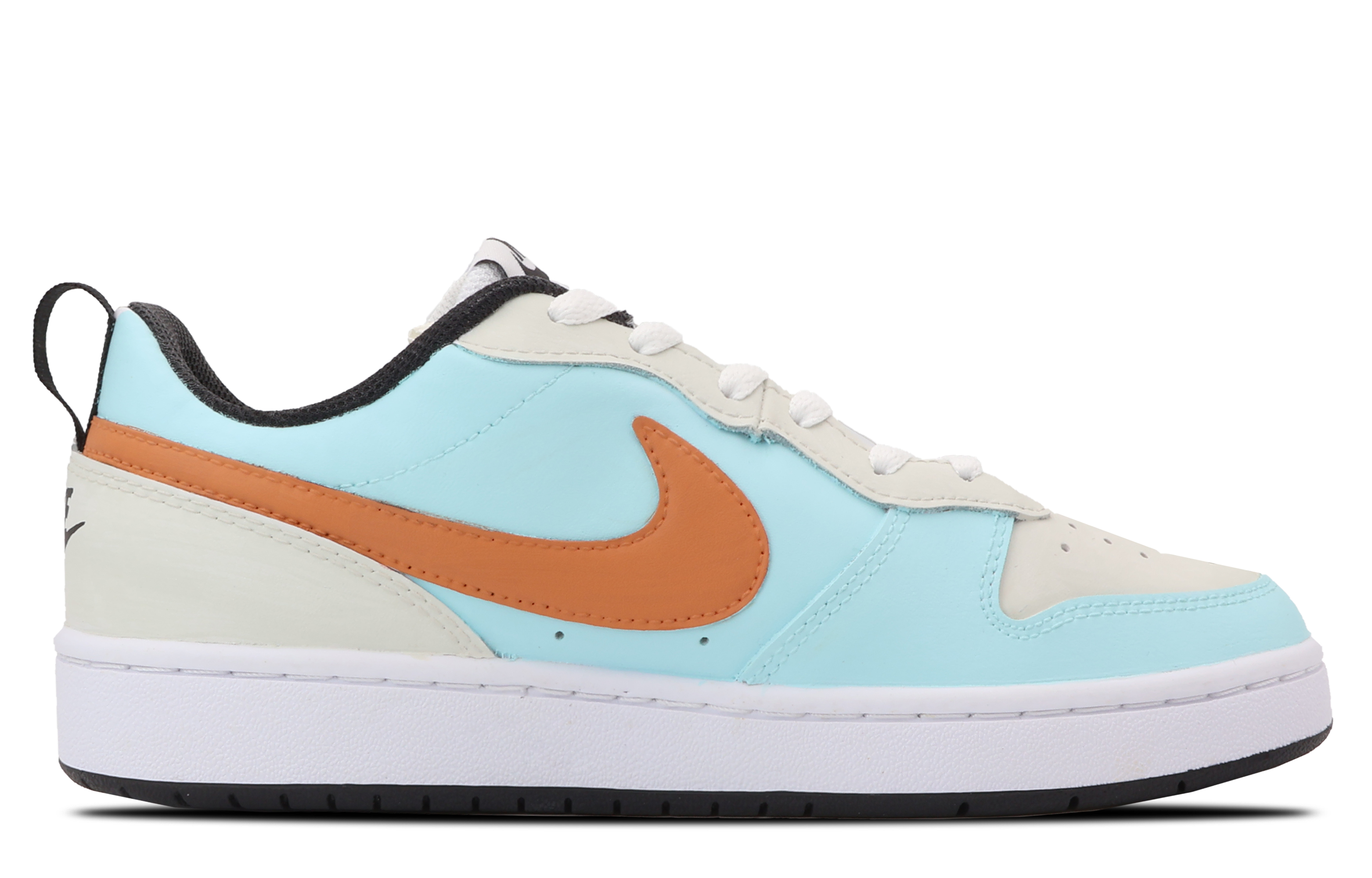 Order 【定制球鞋】 Nike Court Borough 雲夏 夏日清爽 溫柔風 小眾高級 簡約 百搭 低幫 板鞋 GS 藍色