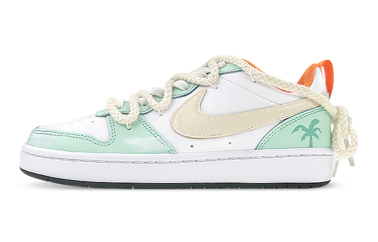Buy 나이키 코트 보로우 로우 "썸머 밀크티 코코넛" (or "여름 밀크티 코코넛") FN3687-181(Team76-GS夏日椰树黄绿)