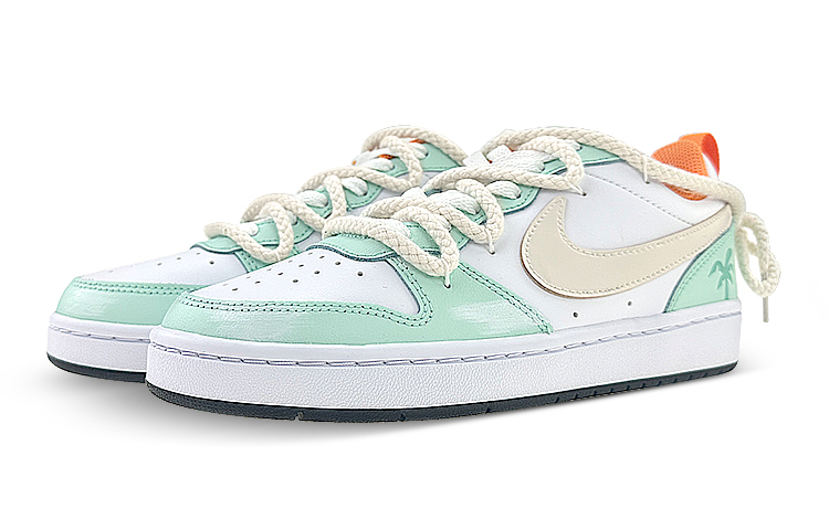 Lookbook 나이키 코트 보로우 로우 "썸머 밀크티 코코넛" (or "여름 밀크티 코코넛") FN3687-181(Team76-GS夏日椰树黄绿)