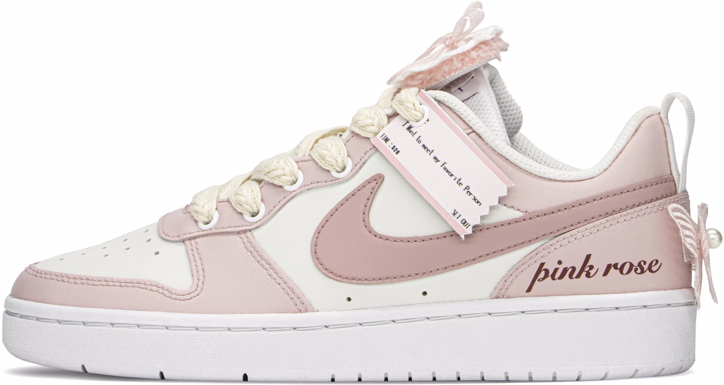 custom-shoes-nike-court-borough-low-summer-princess-pink-white-dq-5979-100-team-a