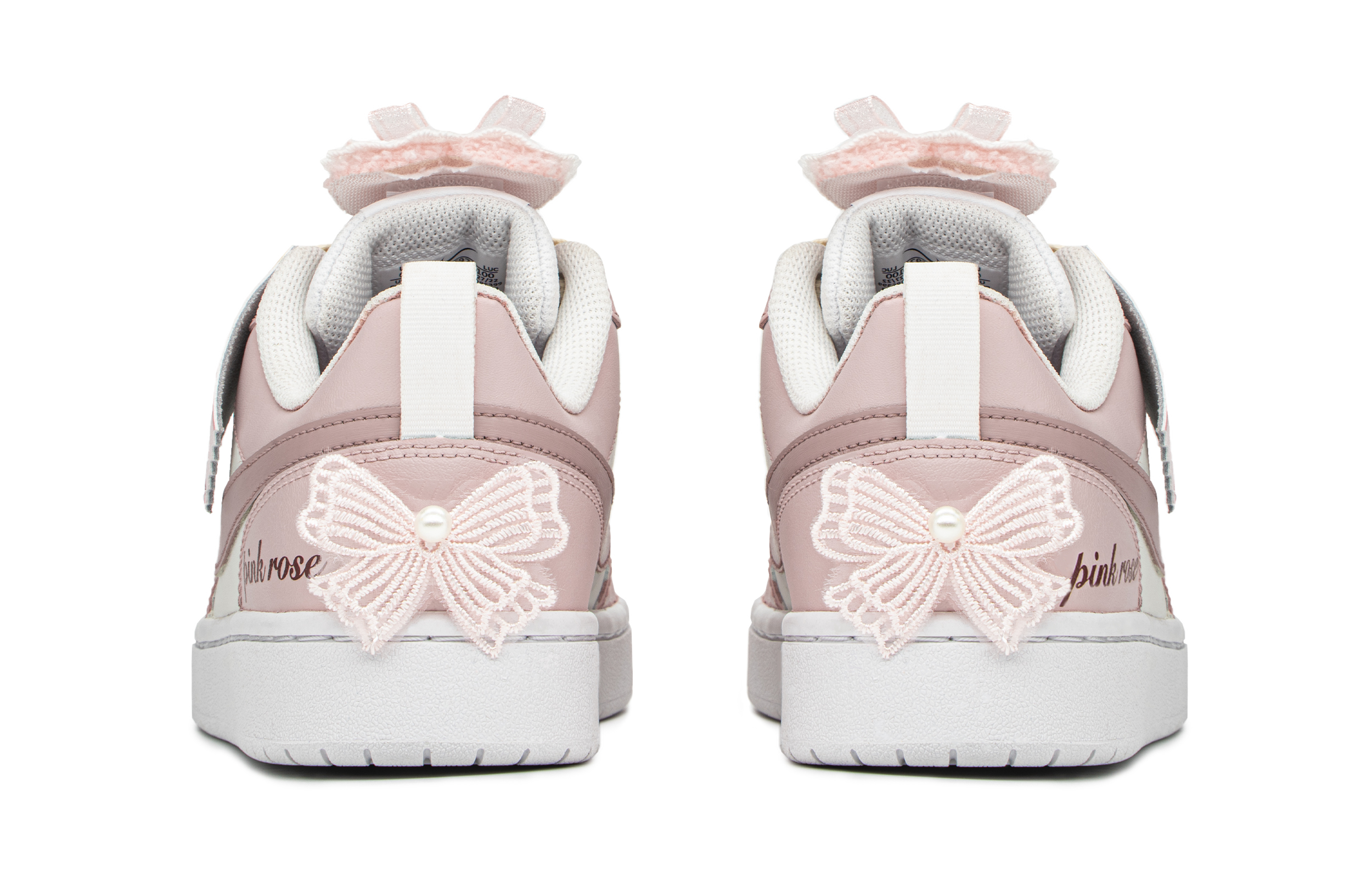 [Custom Shoes] Nike Court Borough Low 'Summer Princess Pink White' 圖 4