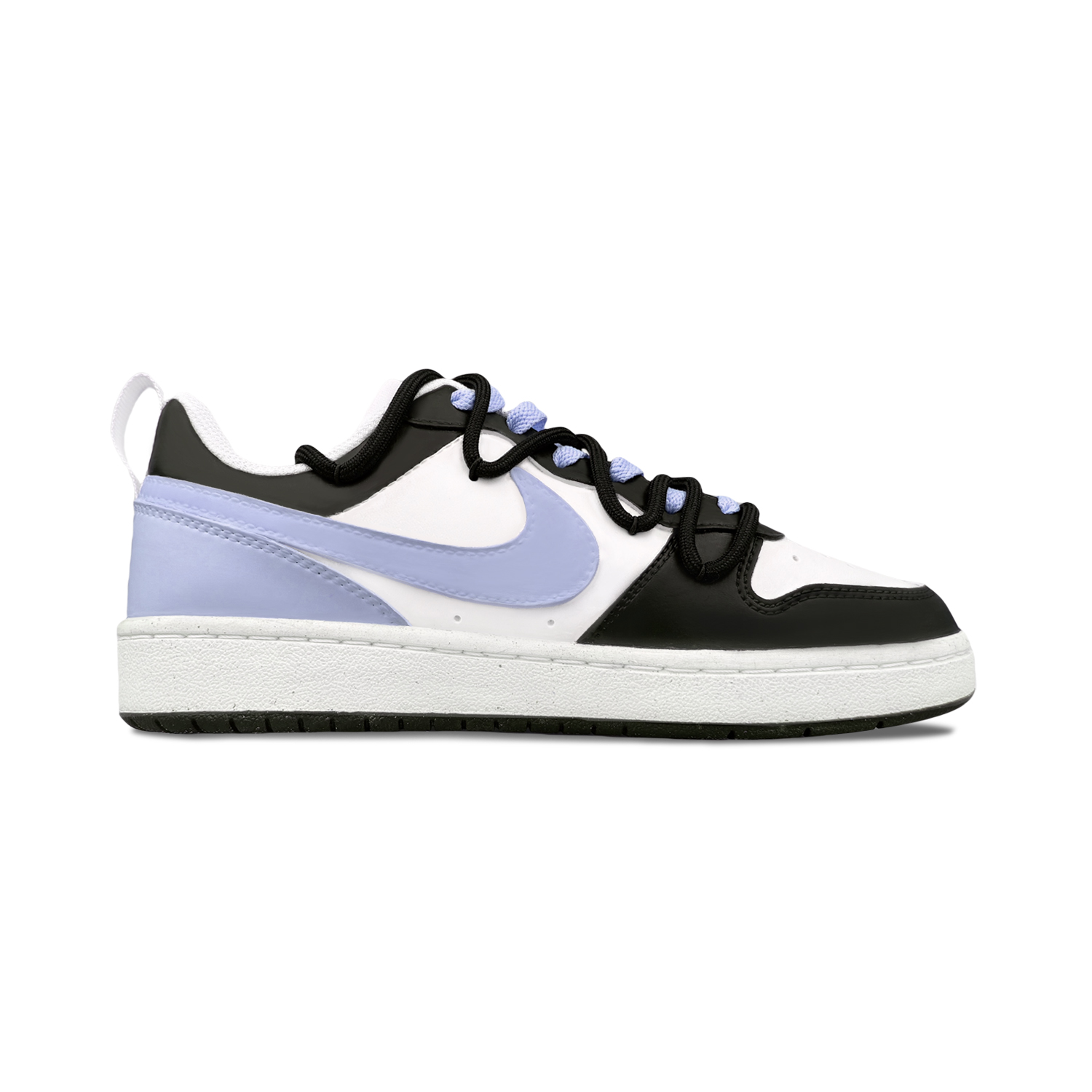 Lookbook [Kasut Custom] Nike Court Borough Low 'Sunshine Town Biru' DV5456-108(Team299-女款阳光小镇）