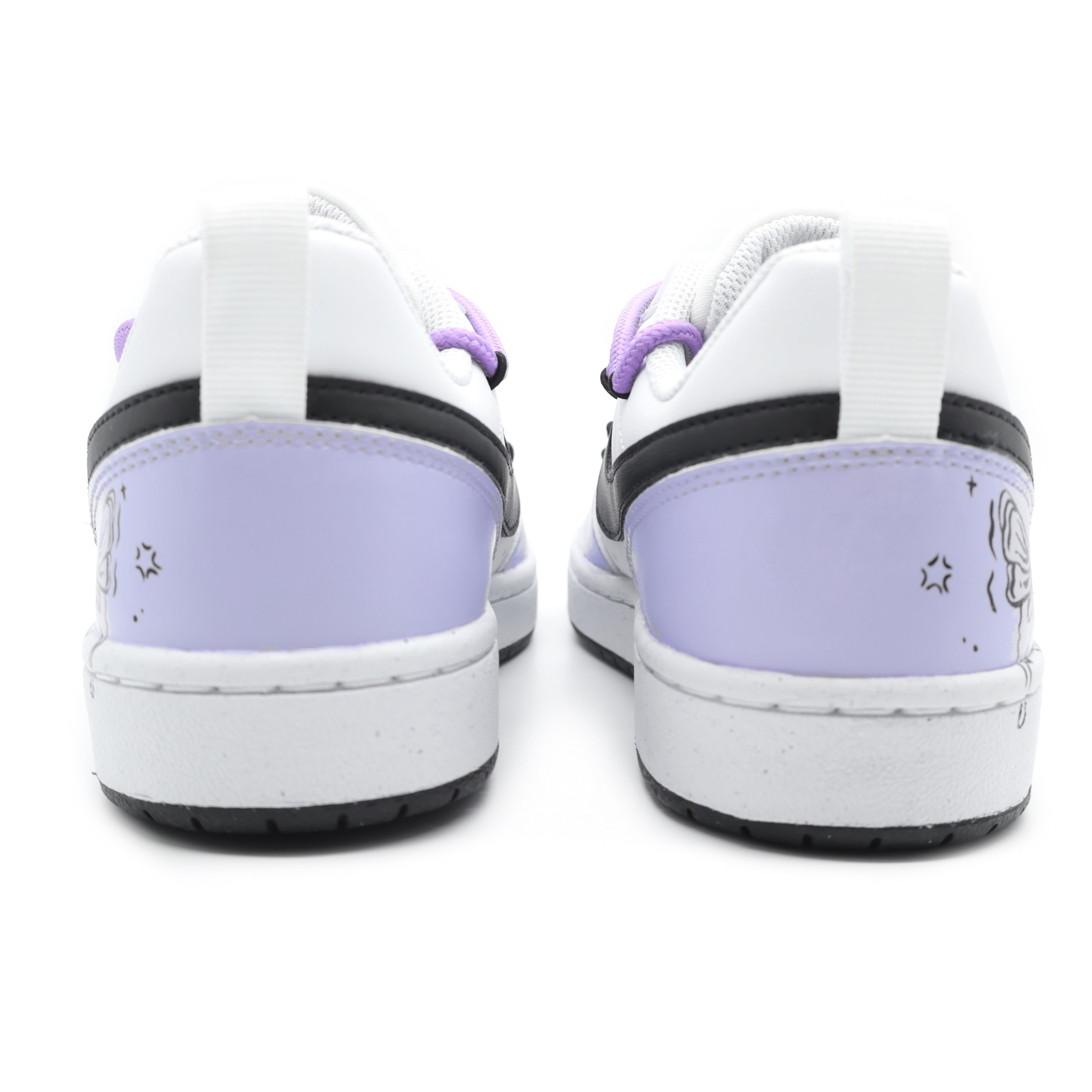 Details for [定制鞋款] Nike Court Borough Low '甜美紫蝴蝶' DV5456-104（Team155-ZH）