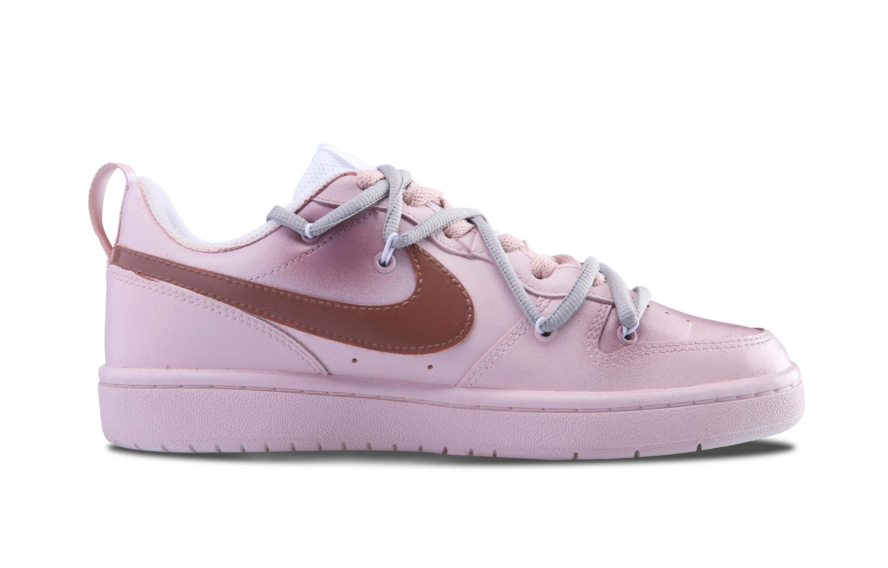 Lookbook 【訂製球鞋】 Nike Court Borough Low 甜蜜愛心 潮流前線 舒適百搭 防滑減震耐磨 低筒 板鞋 GS 粉色