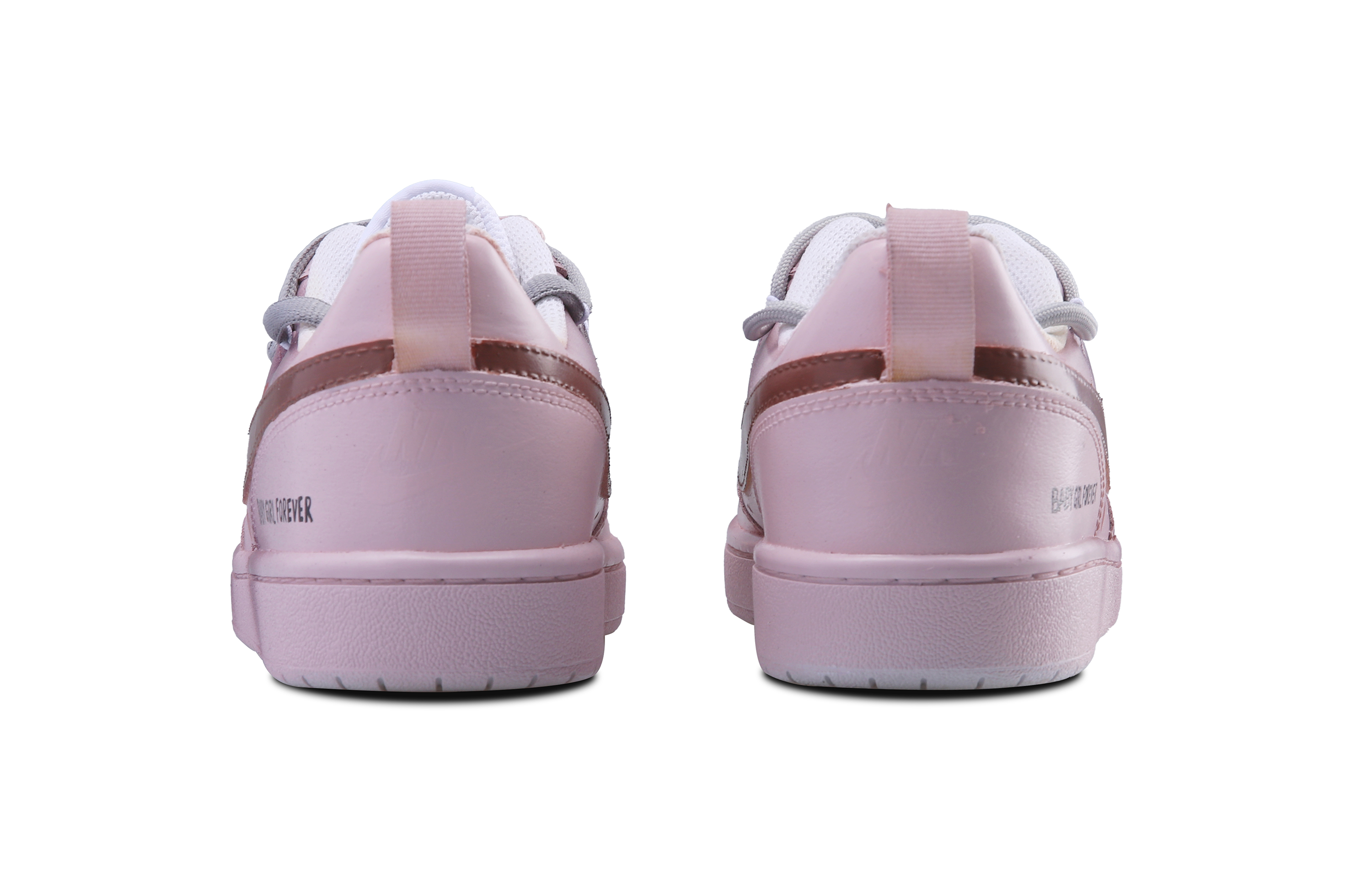 Purchase 【訂製球鞋】 Nike Court Borough Low 甜蜜愛心 潮流前線 舒適百搭 防滑減震耐磨 低筒 板鞋 GS 粉色