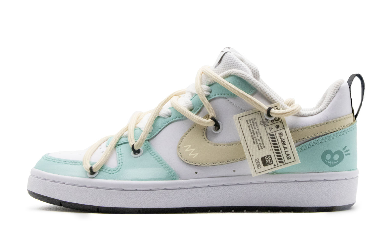 [Custom Shoes] Nike Court Borough Low 'Tiffany Green'