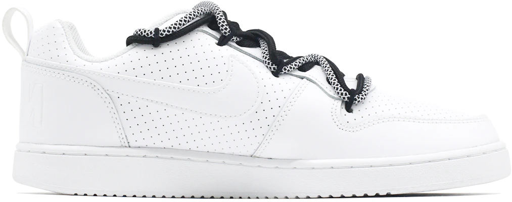 【訂製球鞋】Nike Court Borough Low 三重白 流星刺客解構 街頭潮流 防滑減震耐磨 低筒 板鞋 男款 黑白 Lookbook 【訂製球鞋】Nike Court Borough Low 三重白 流星刺客解構 街頭潮流 防滑減震耐磨 低筒 板鞋 男款 黑白