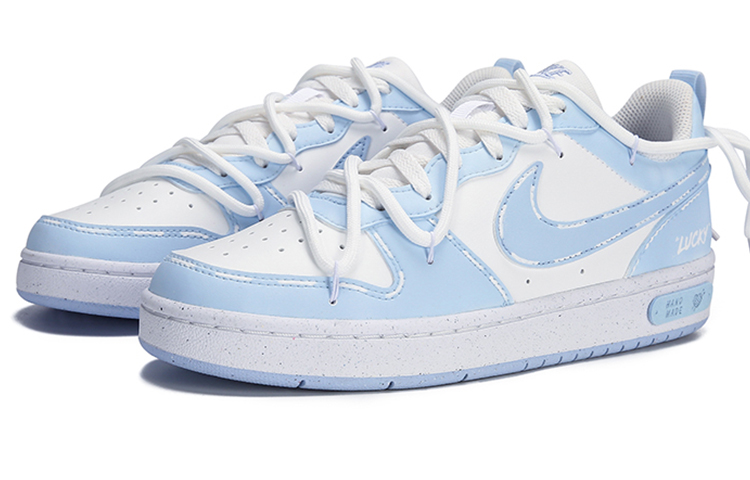 Lookbook [Kasur Kasut] Nike Court Borough Low 'UNC Pixel Flame' DV5456-103(TeamFive-北卡大学)