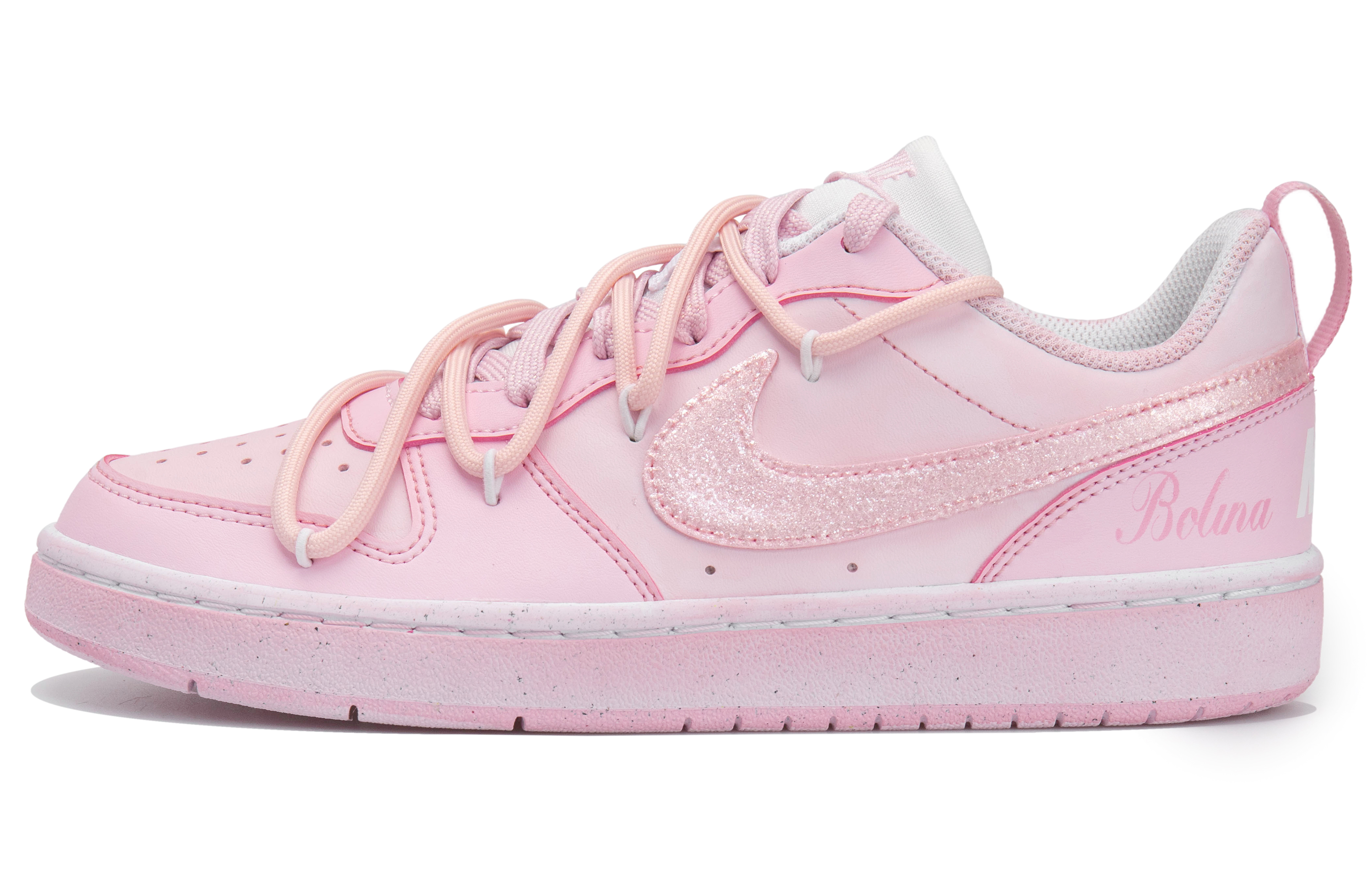 Buy 나이키 코트 버로우 로우 '발렌타인 핑크 스타더스트' (커스텀) DV5456-105（Team拾玖-粉色星光）