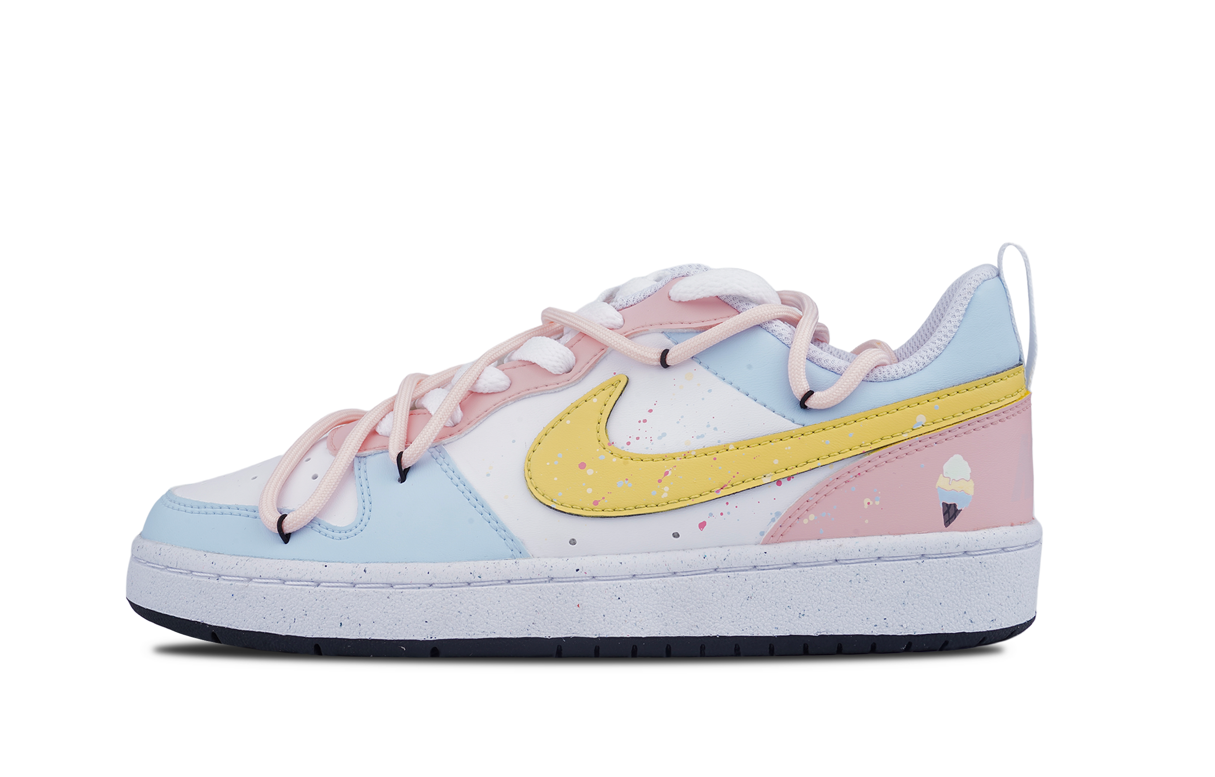Buy 나이키 코트 보로우 로우 "바닐라 아이스크림 디컨" DV5456-104(Team86-香草冰淇凌)