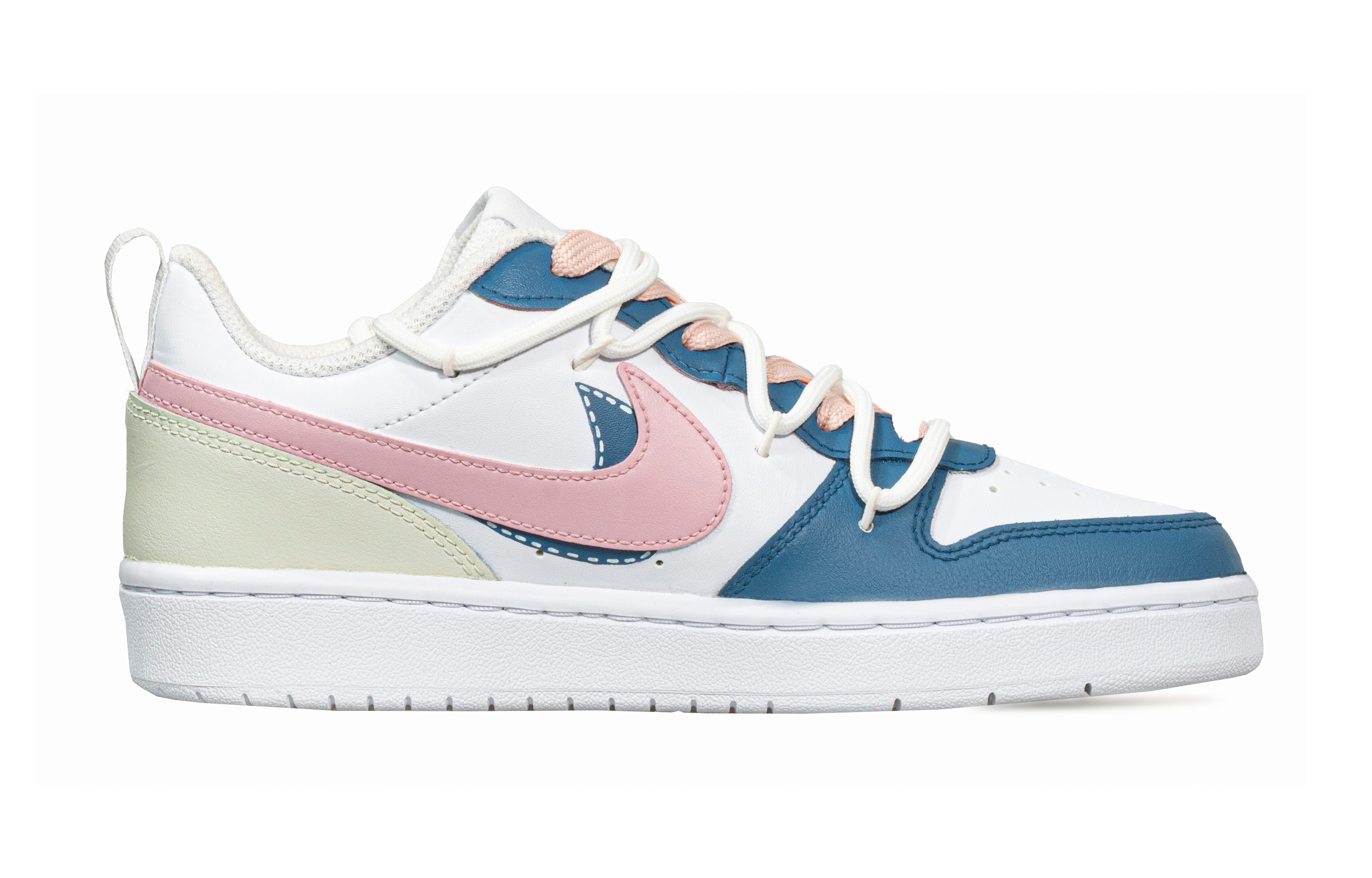 Order [Kasut Custom] Nike Court Borough Low 'Varsity Blue Rabbit' BQ5448-100-478352