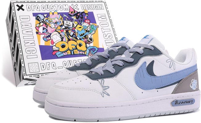 Zapatillas Nike Court Borough Low Personalizadas Blanco-Azul Da Vinci BQ5448-123(TeamM-花墙-BOX) Buy Zapatillas Nike Court Borough Low Personalizadas Blanco-Azul Da Vinci BQ5448-123(TeamM-花墙-BOX)