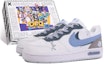 Buy Zapatillas Nike Court Borough Low Personalizadas Blanco-Azul Da Vinci BQ5448-123(TeamM-花墙-BOX)