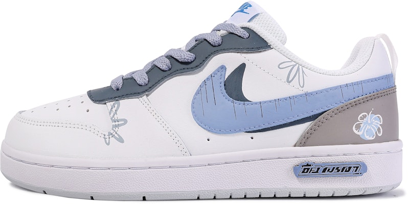 Zapatillas Nike Court Borough Low Personalizadas Blanco-Azul Da Vinci BQ5448-123(TeamM-花墙-BOX) Order Zapatillas Nike Court Borough Low Personalizadas Blanco-Azul Da Vinci BQ5448-123(TeamM-花墙-BOX)