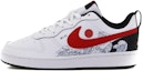 Buy ナイキ コート バーロウ low 白黒赤 (カスタム) BQ5448-110(Team10-旭日海浪)