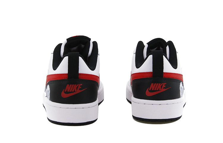 Purchase [定制鞋] 耐克Court Borough Low '白黑红' BQ5448-110(Team10-旭日海浪）