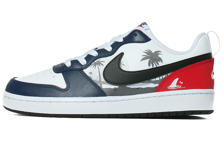 Buy [定制鞋款] 耐克 Court Borough Low '白蓝红配色' DO7446-101(Team10-潮流西海岸）