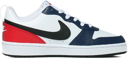 【訂製球鞋】Nike Court Borough 潮流 低筒 板鞋 GS 白藍紅 Order 【訂製球鞋】Nike Court Borough 潮流 低筒 板鞋 GS 白藍紅