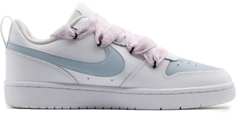 【客製球鞋】Nike Court Borough 蔚藍 戶外 夏日穿搭 小眾活力 清新 解構 低筒 板鞋 GS 白藍 Lookbook 【客製球鞋】Nike Court Borough 蔚藍 戶外 夏日穿搭 小眾活力 清新 解構 低筒 板鞋 GS 白藍