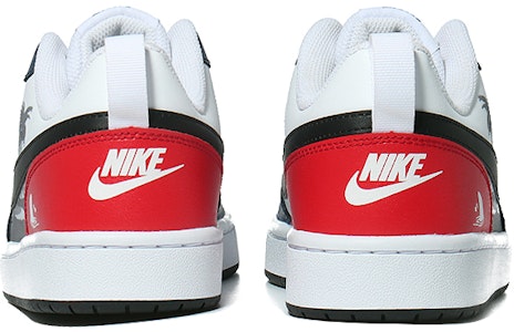 【訂製球鞋】Nike Court Borough 潮流 低筒 板鞋 GS 白藍紅 Purchase 【訂製球鞋】Nike Court Borough 潮流 低筒 板鞋 GS 白藍紅