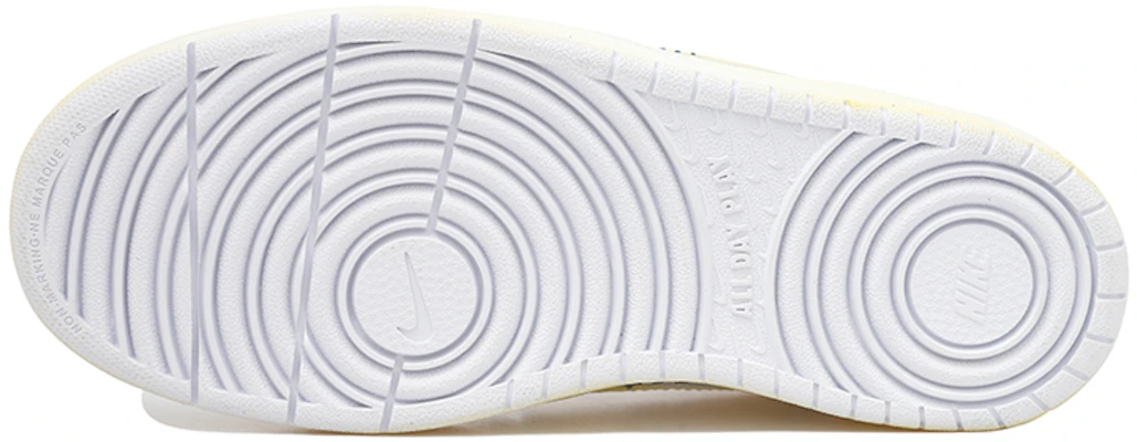 【定制球鞋】Nike Court Borough 塗鴉 小花 做舊 低幫 板鞋 GS 白藍黃 Purchase 【定制球鞋】Nike Court Borough 塗鴉 小花 做舊 低幫 板鞋 GS 白藍黃