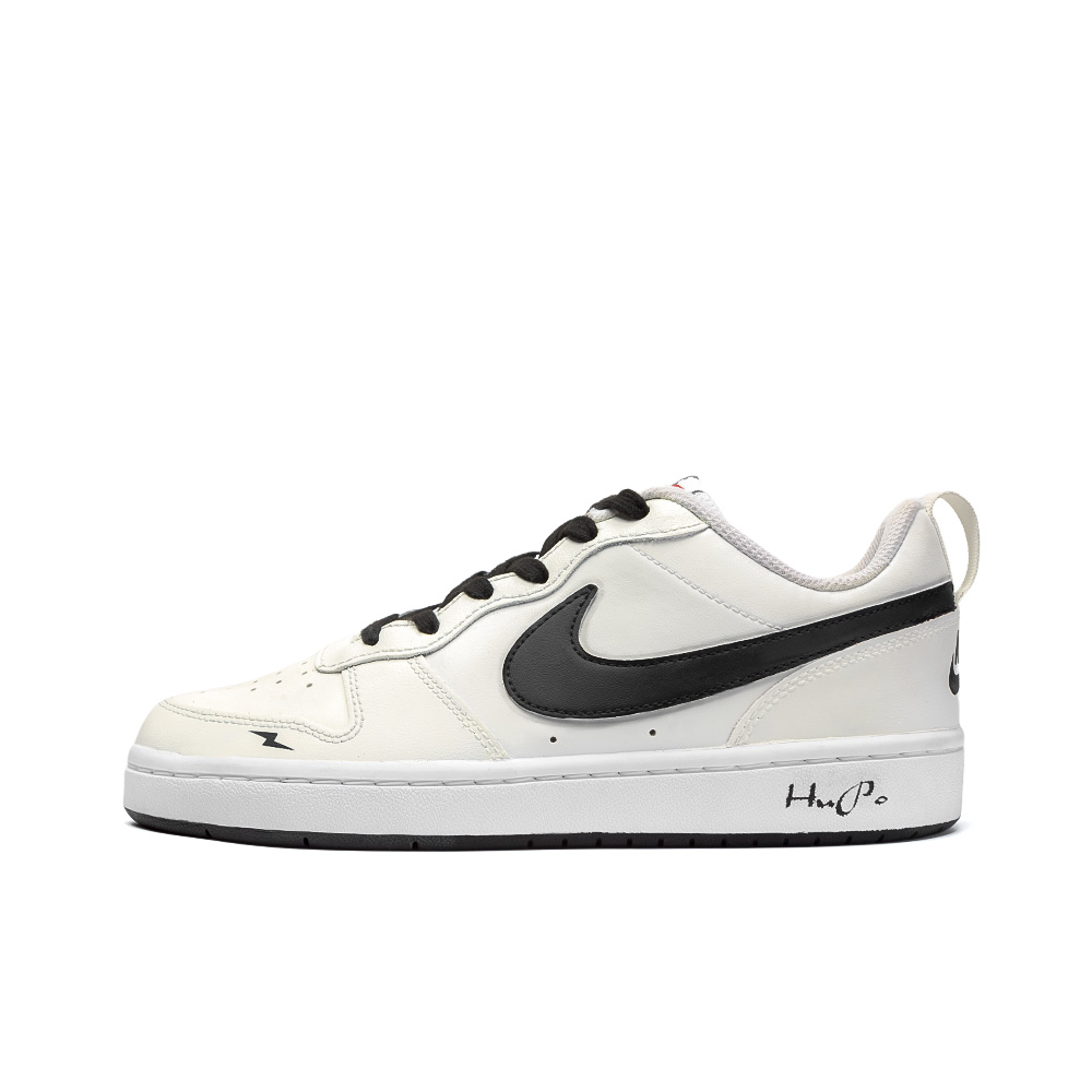 [Custom Shoes] Nike Court Borough Low 'White Chocolate-Amber'