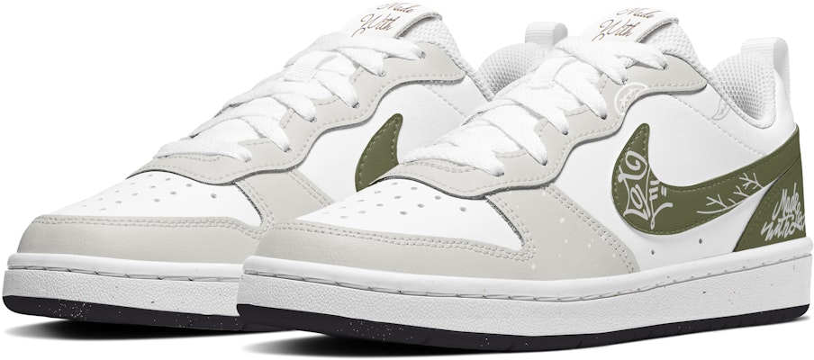 나이키 코트 보로 로우 '화이트 그린 페이즐리' (커스텀) DV5456-108(TeamA-现爱情造绿灰腰果) Shop 나이키 코트 보로 로우 '화이트 그린 페이즐리' (커스텀) DV5456-108(TeamA-现爱情造绿灰腰果)