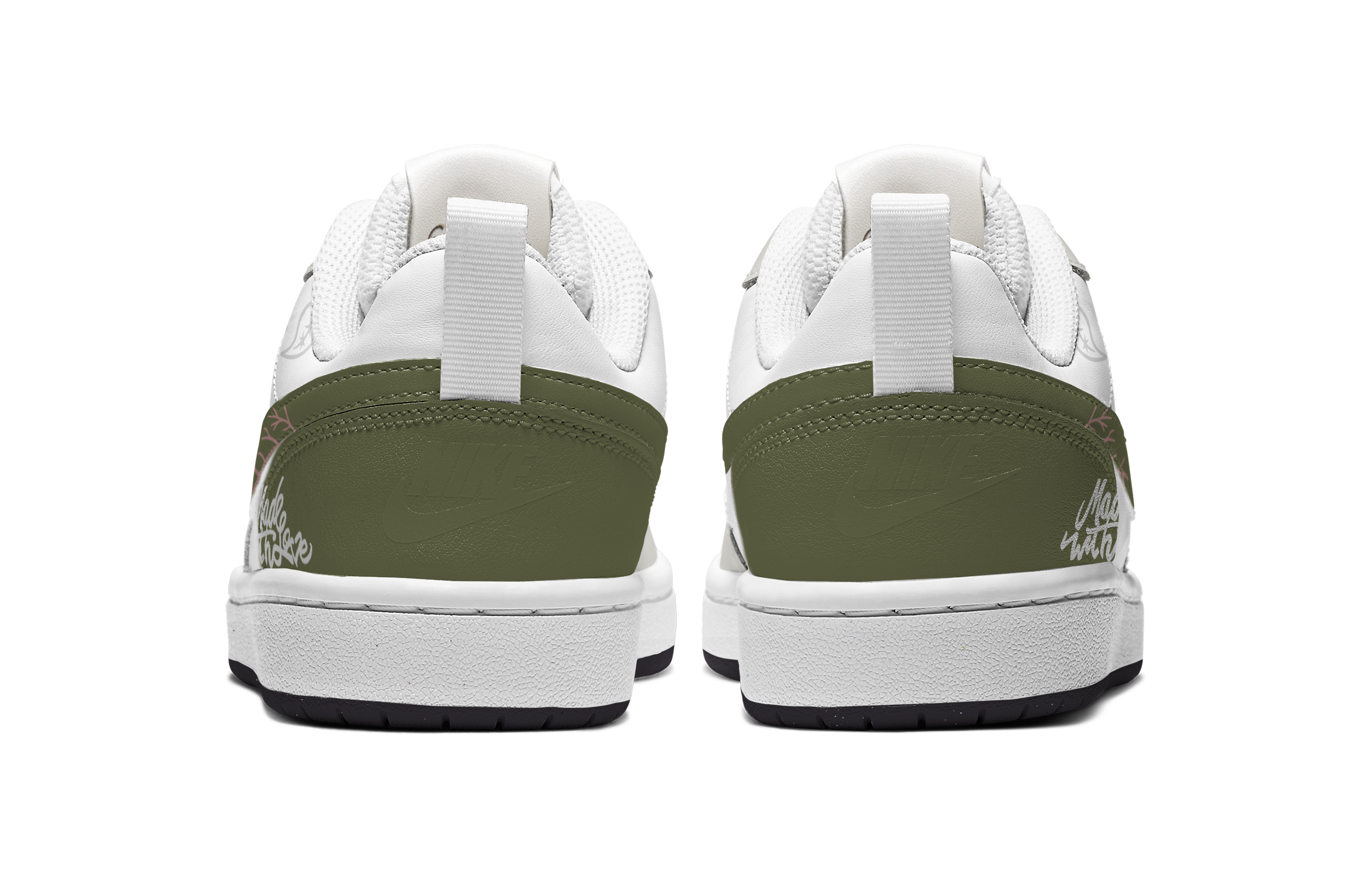 Purchase 나이키 코트 보로 로우 '화이트 그린 페이즐리' (커스텀) DV5456-108(TeamA-现爱情造绿灰腰果)