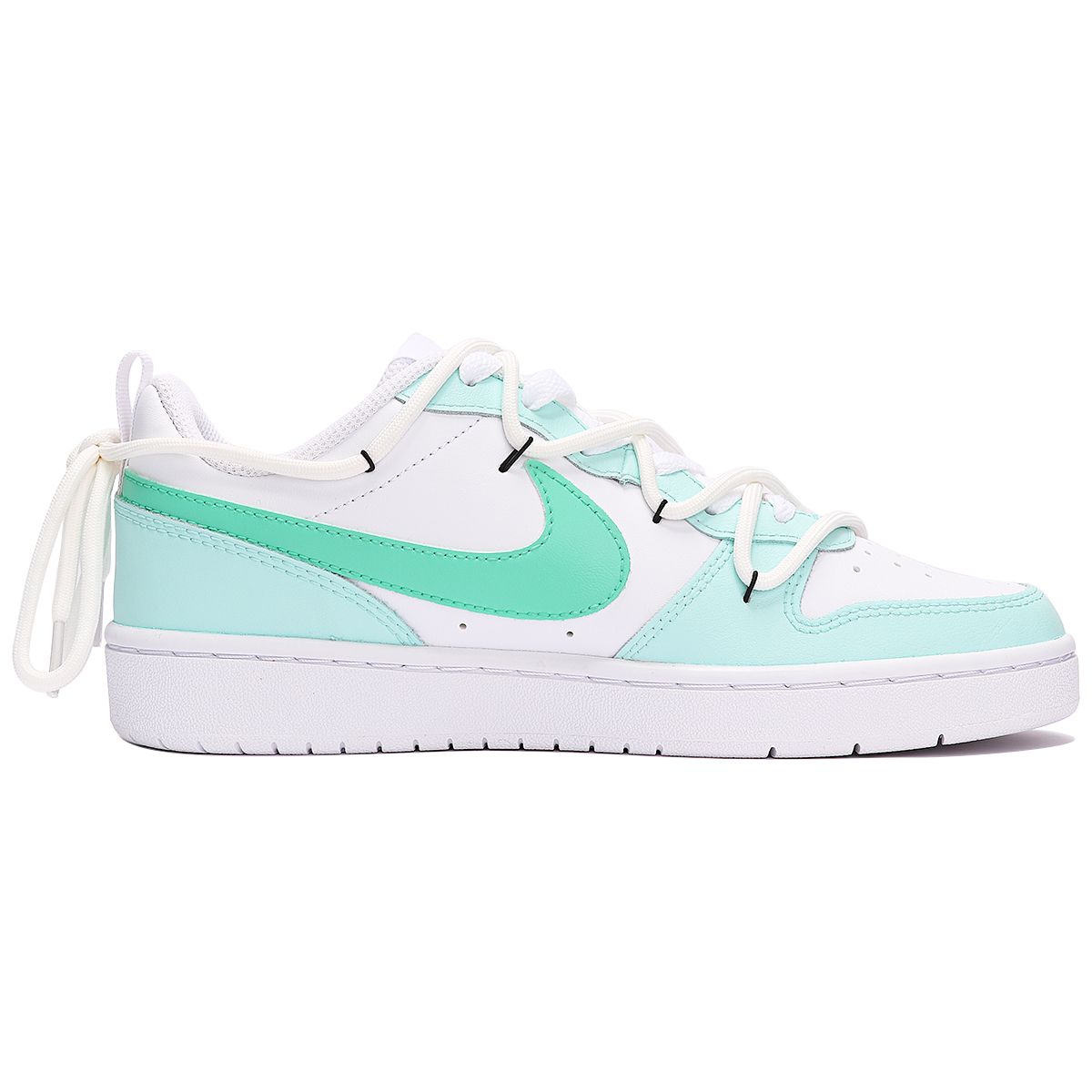Order 【定制鞋款】耐克Court Borough Low '白薄荷绿' BQ5448-100(TeamThree-女款浅草薄荷绿)