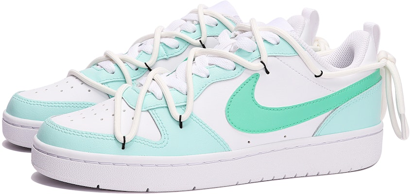 【定制鞋款】耐克Court Borough Low '白薄荷绿' BQ5448-100(TeamThree-女款浅草薄荷绿) Lookbook 【定制鞋款】耐克Court Borough Low '白薄荷绿' BQ5448-100(TeamThree-女款浅草薄荷绿)