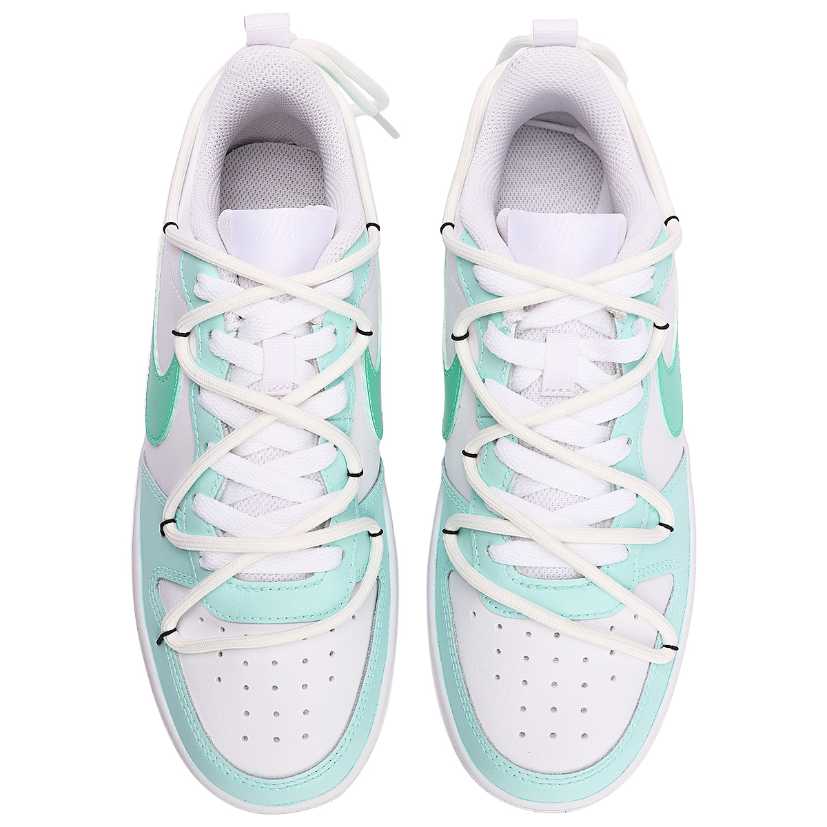 Shop 【定制鞋款】耐克Court Borough Low '白薄荷绿' BQ5448-100(TeamThree-女款浅草薄荷绿)