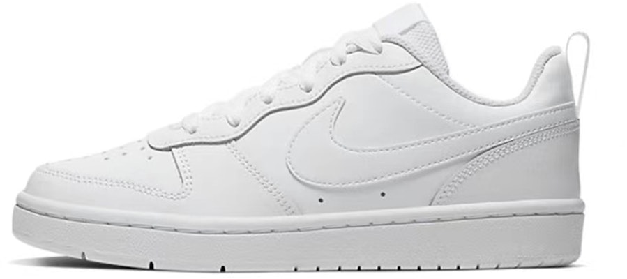 【訂製球鞋】Nike Court Borough 811製造 線條心動 少女 甜美 手繪噴繪 防滑 低筒 板鞋 GS 白粉棕 Purchase 【訂製球鞋】Nike Court Borough 811製造 線條心動 少女 甜美 手繪噴繪 防滑 低筒 板鞋 GS 白粉棕