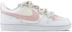 Order 【定制球鞋】 Nike Court Borough Court Borough 2 是在玩鞋 兔子解構 低幫 板鞋 GS 白粉