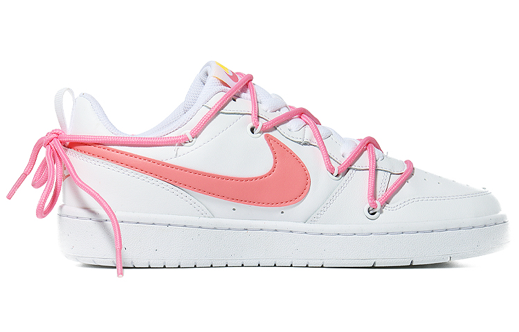 Order [カスタムシューズ] ナイキ コート バロー ロー 'ホワイト ピンク ロマンス' BQ5448-124(Team10-欧洲风情）