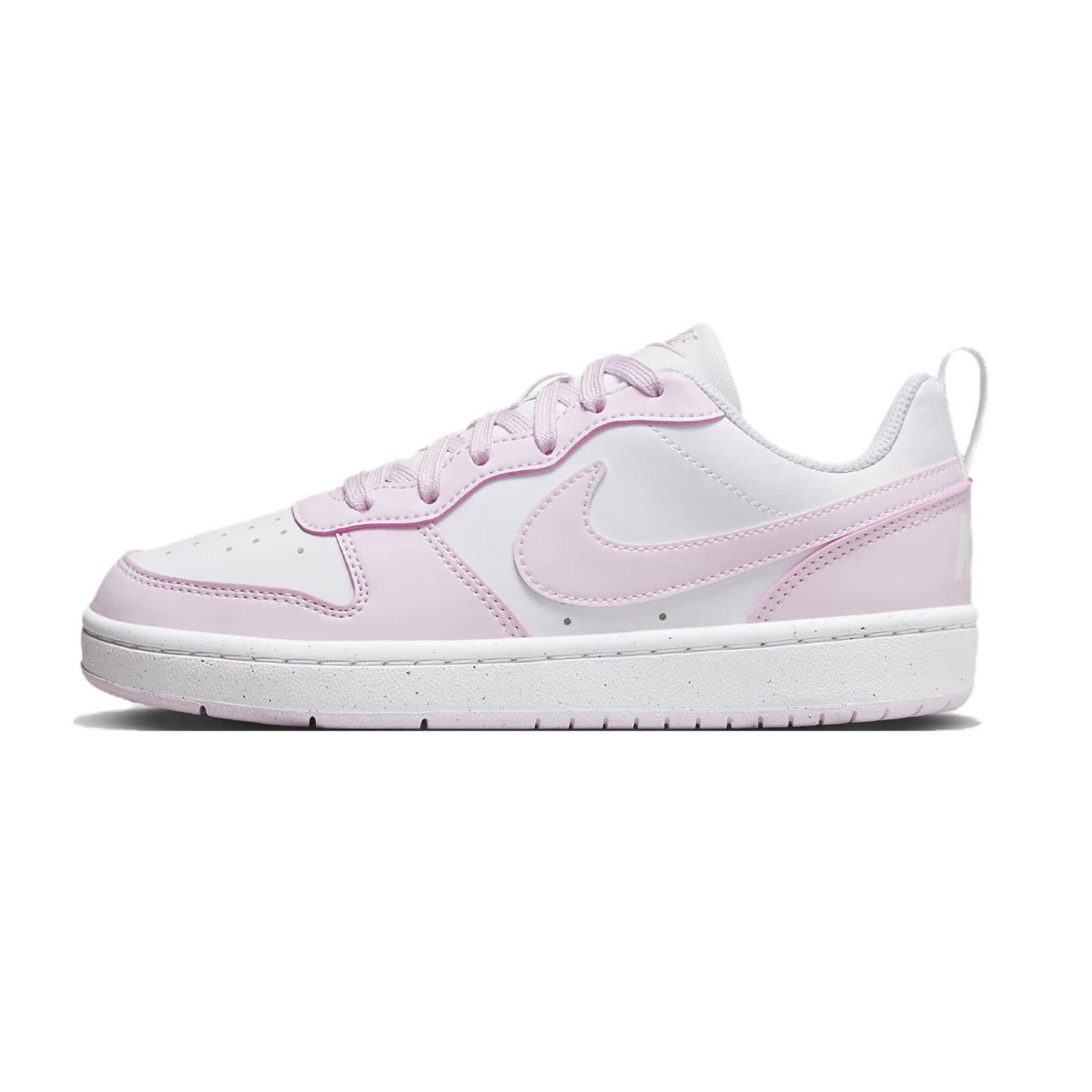 Cheap [Kasuts Custom] Nike Court Borough Low 'Y2K Hitam-Jantung Pink' DV5456-105（Team155-FM）