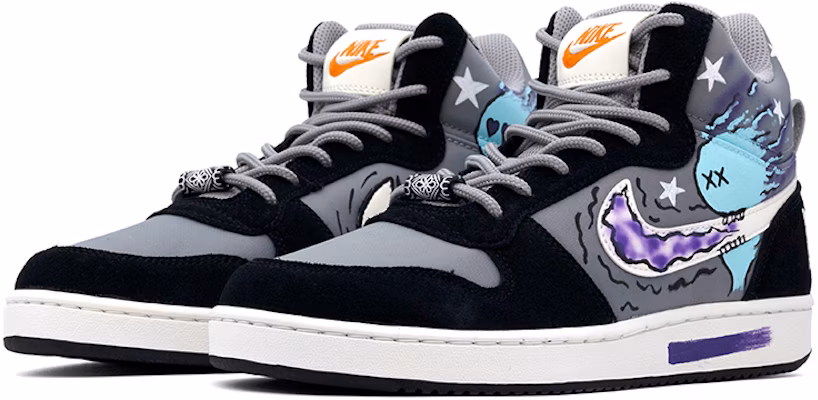 Zapatillas Nike Court Borough Mid "Grafiti Negro Blanco Gris" 844884-005(team肆-美式涂鸦黑白灰A) Lookbook Zapatillas Nike Court Borough Mid "Grafiti Negro Blanco Gris" 844884-005(team肆-美式涂鸦黑白灰A)