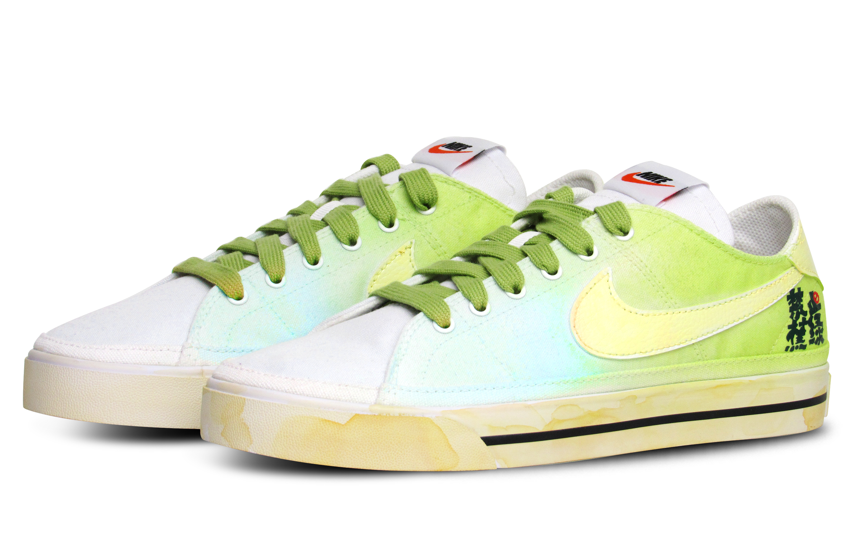 [Custom Shoes] Nike Court Legacy 'Avocado Fade' 圖 3