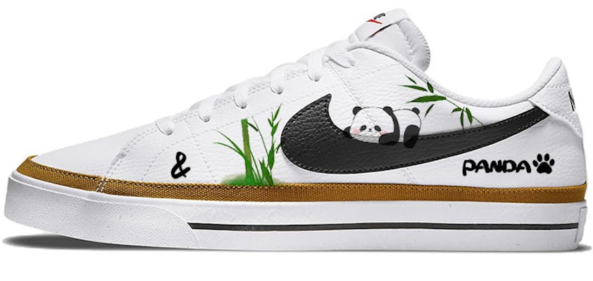 나이키 코트 레거시 '뱀부 판다' 커스텀 슈즈 DH3162-100(Team56-竹林熊猫) Order 나이키 코트 레거시 '뱀부 판다' 커스텀 슈즈 DH3162-100(Team56-竹林熊猫)