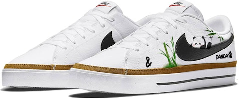 【カスタムシューズ】 ナイキ コートレガシー「バンブーパンダ」 DH3162-100(Team56-竹林熊猫) Shop 【カスタムシューズ】 ナイキ コートレガシー「バンブーパンダ」 DH3162-100(Team56-竹林熊猫)