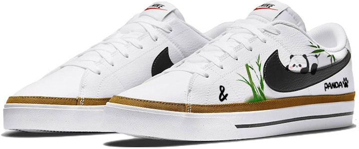 【カスタムシューズ】 ナイキ コートレガシー「バンブーパンダ」 DH3162-100(Team56-竹林熊猫) Shop 【カスタムシューズ】 ナイキ コートレガシー「バンブーパンダ」 DH3162-100(Team56-竹林熊猫)