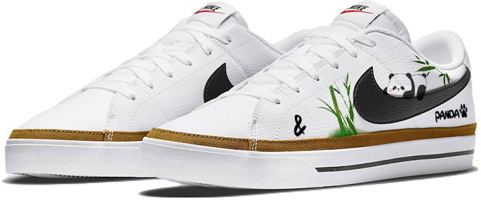 나이키 코트 레거시 '뱀부 판다' 커스텀 슈즈 DH3162-100(Team56-竹林熊猫) Shop 나이키 코트 레거시 '뱀부 판다' 커스텀 슈즈 DH3162-100(Team56-竹林熊猫)