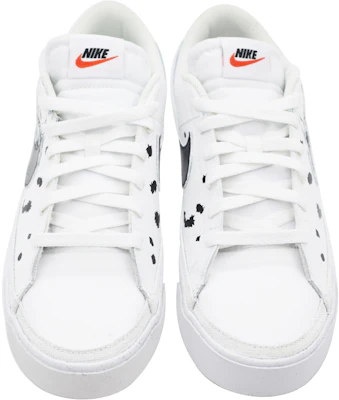 【定製球鞋】Nike Court Legacy 擴散 新潮藝術 低筒 板鞋 男款 黑藍白 Shop 【定製球鞋】Nike Court Legacy 擴散 新潮藝術 低筒 板鞋 男款 黑藍白