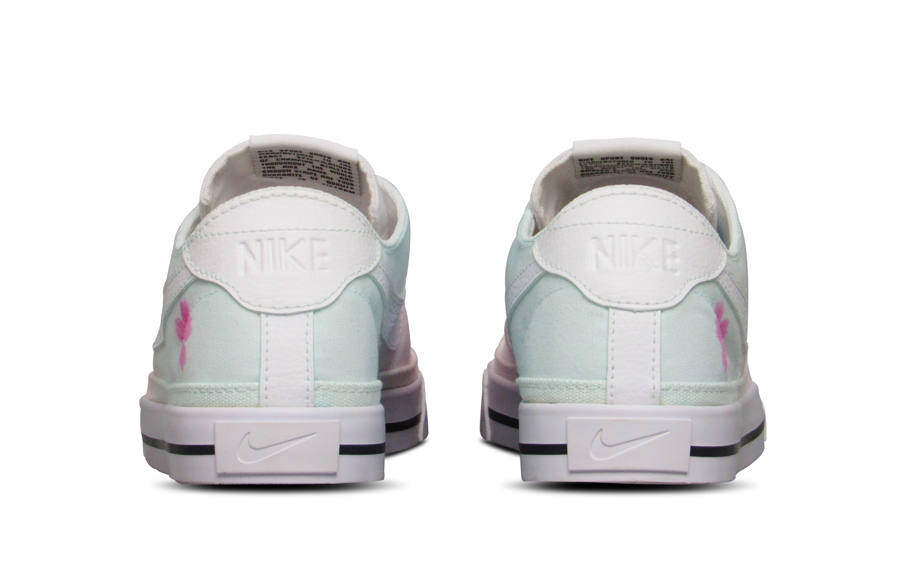 Shop 【カスタムシューズ】ナイキ コートレガシー '桜ピンクブルー' CW6539-100(Team65-樱花清新)