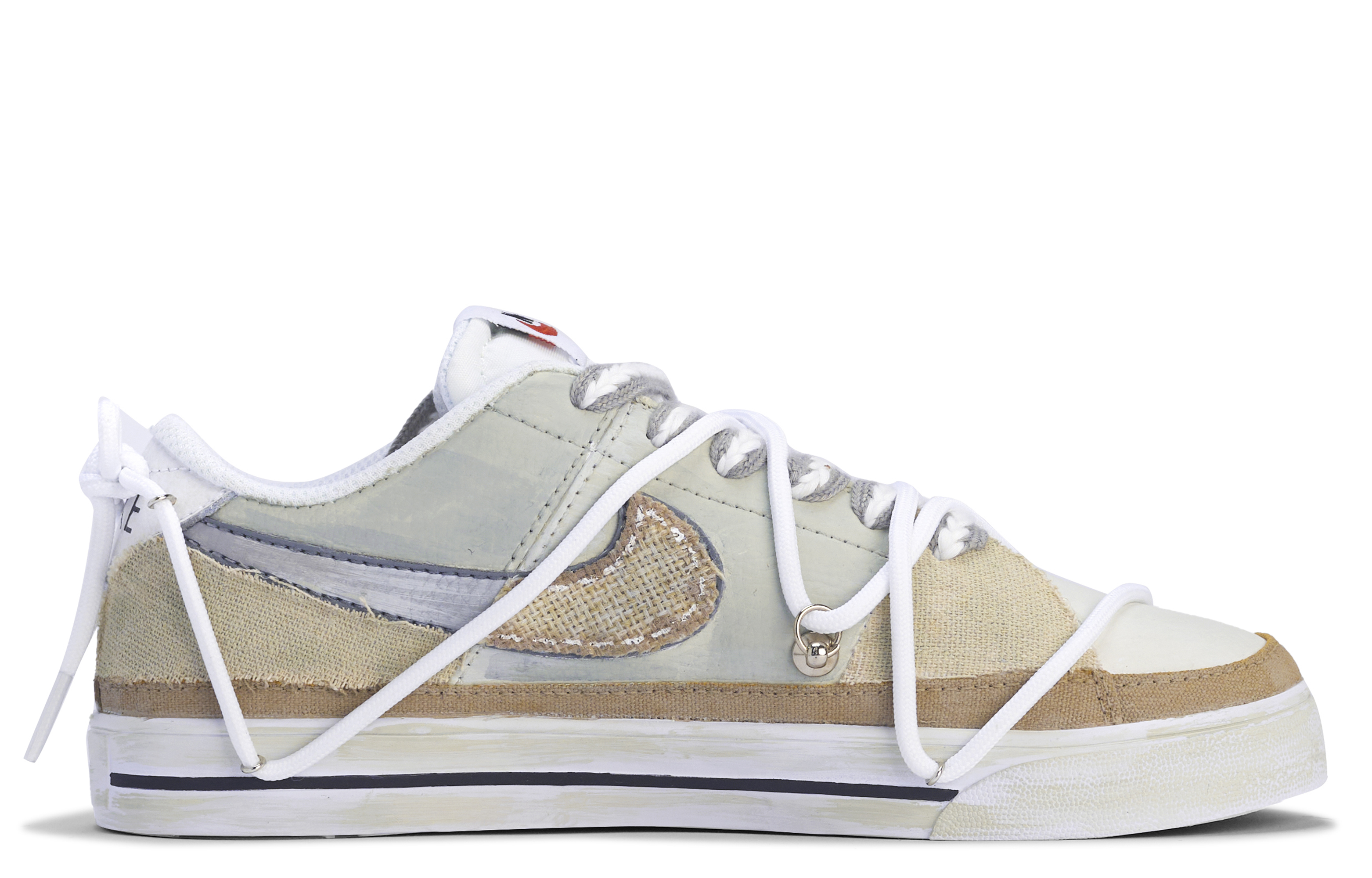 Shop [Nike Sepatu Custom] Court Legacy 'Green Brown Da Vinci Custom' CU4150-102(TeamM-BANBOO)