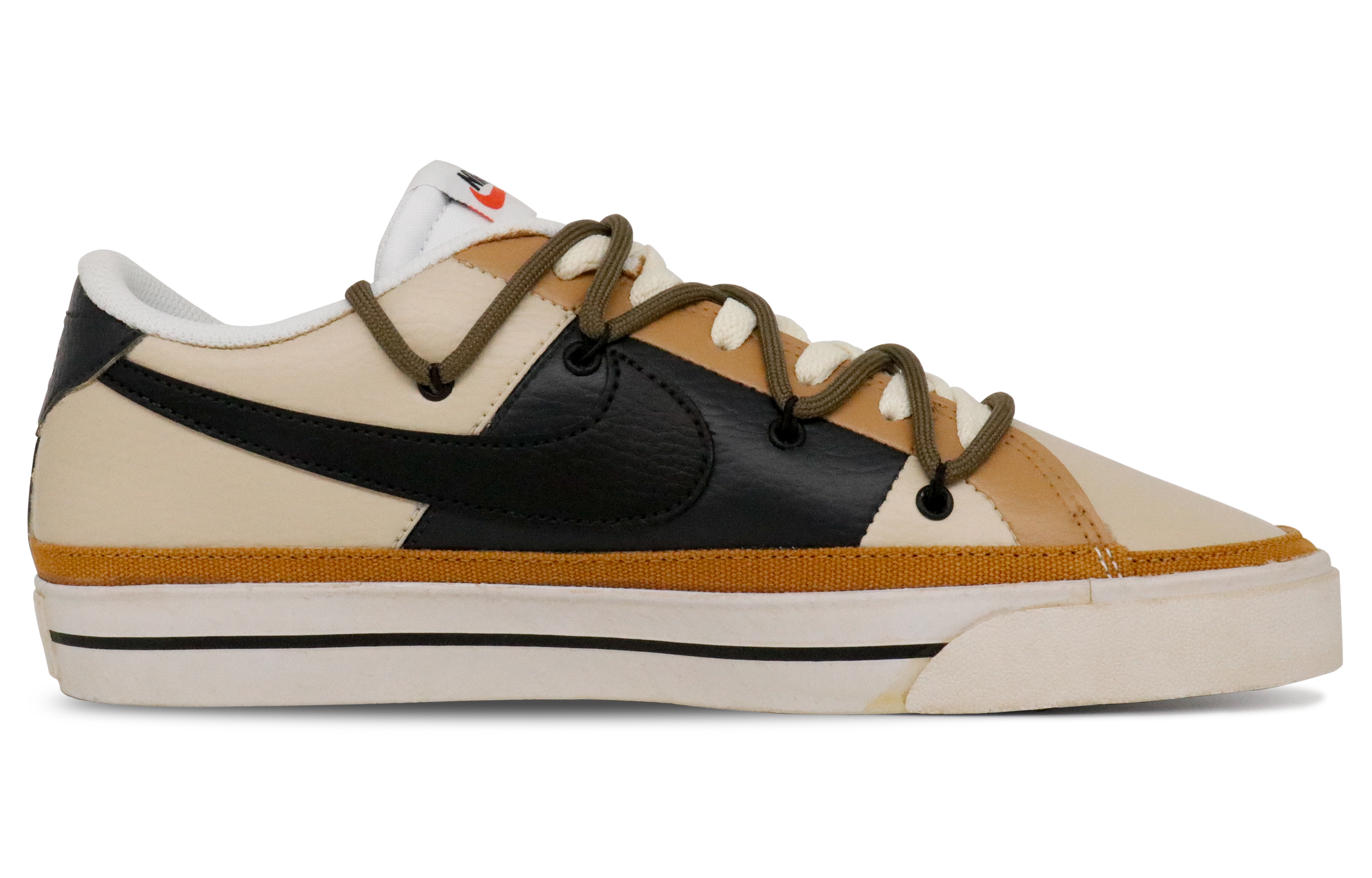 Order 【訂製球鞋】 Nike Court Legacy 美拉德 沙漠秘境 解構 塗鴉 防滑耐磨 低筒 板鞋 男款 沙色