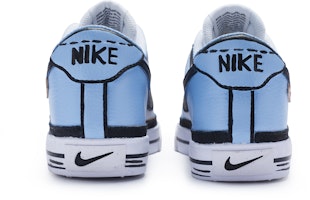 【定制球鞋】Nike Court Legacy 811製造 夏日衝浪 漫畫感 乾淨清爽簡約 低幫 板鞋 男款 藍白 Shop 【定制球鞋】Nike Court Legacy 811製造 夏日衝浪 漫畫感 乾淨清爽簡約 低幫 板鞋 男款 藍白