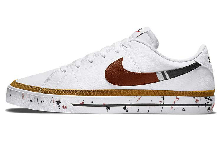 W) ナイキ コート レガシー リフト ホワイト/チームゴールド