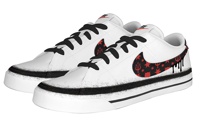 [Custom Shoes] Nike Court Legacy Low 'Evil Eye Custom' 圖 3